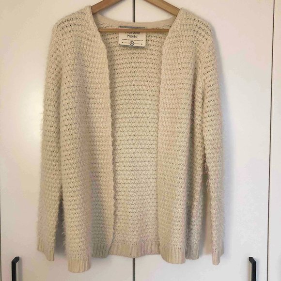 Fuzzy Soft Weave Cardigan, Size S - Picture 2 of 6